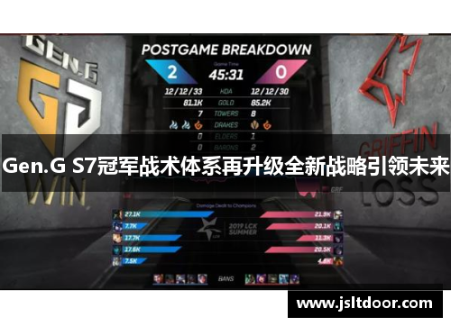 Gen.G S7冠军战术体系再升级全新战略引领未来